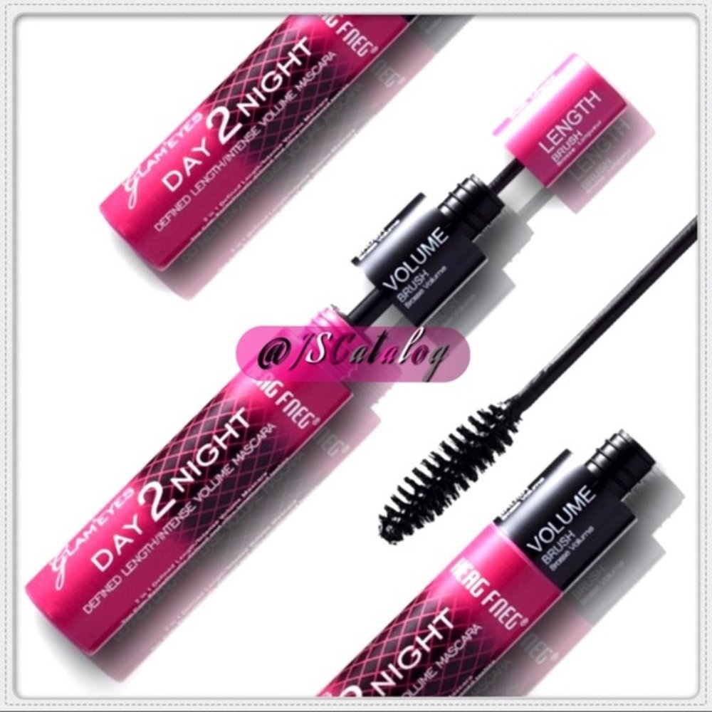 New 2 in 1 3D Waterproof Curling Black Mascara
